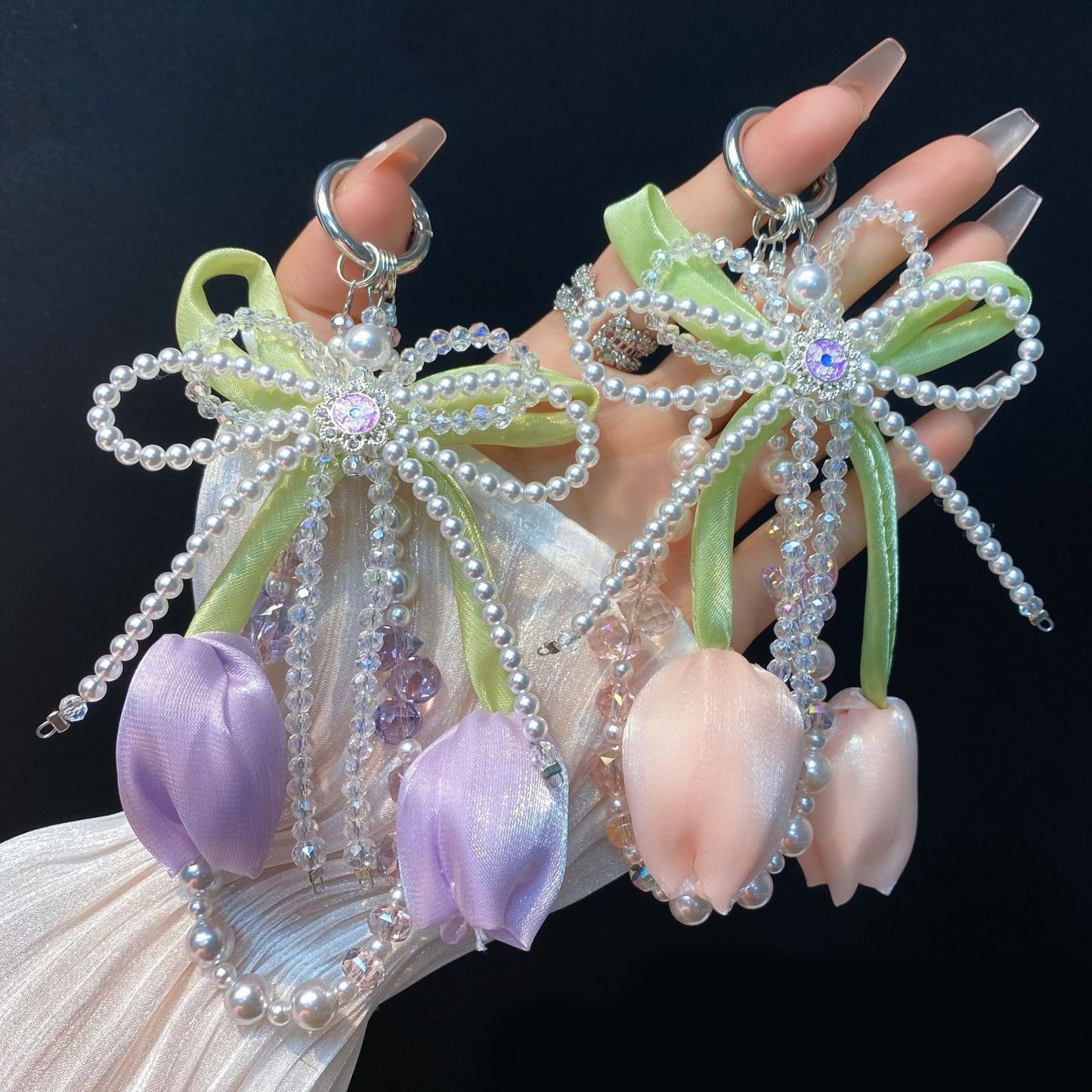 Sparkling Phone Charm | Multi-style Crystal & Rhinestone Strap | Fairycore Personalized Decorative Chain