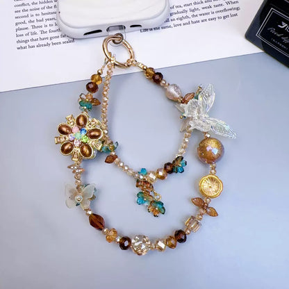 Sparkling Phone Charm | Multi-style Crystal & Rhinestone Strap | Fairycore Personalized Decorative Chain