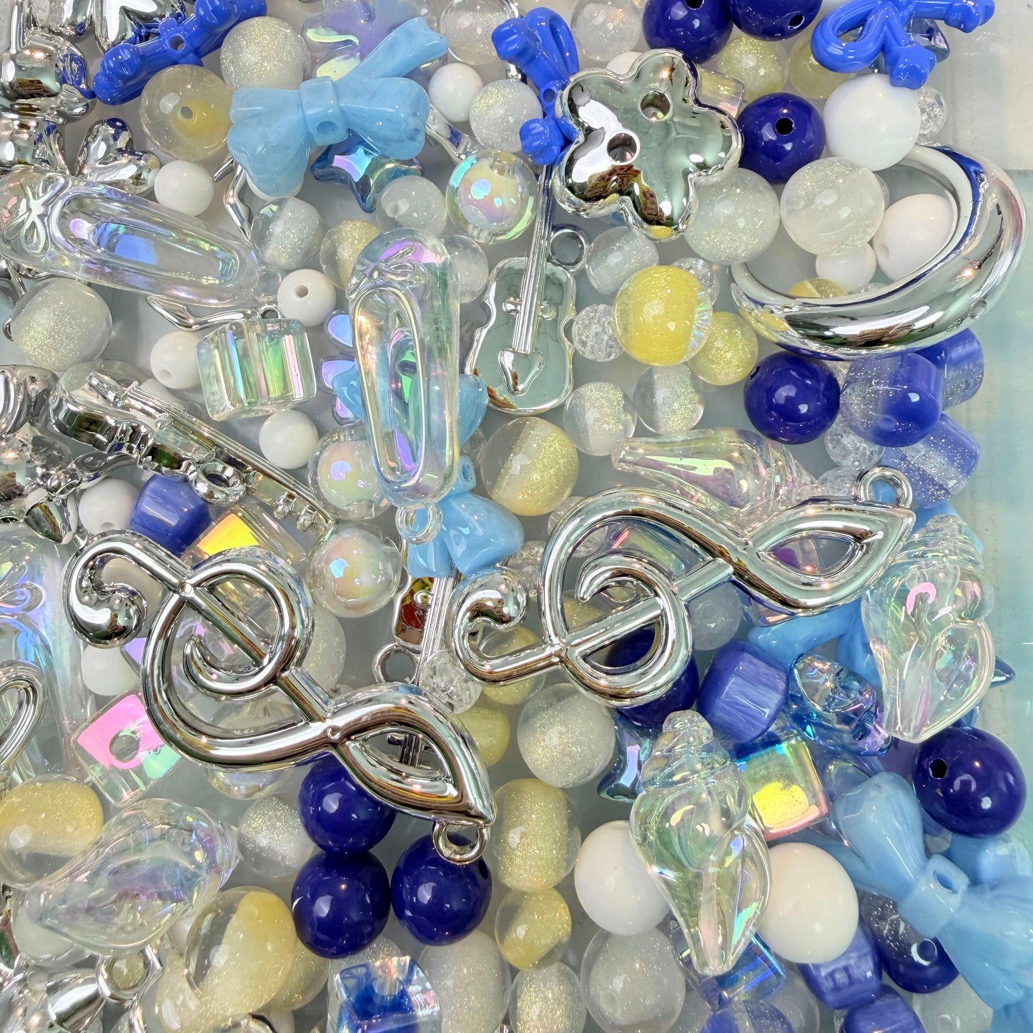 Live-stream mixed acrylic beads sale