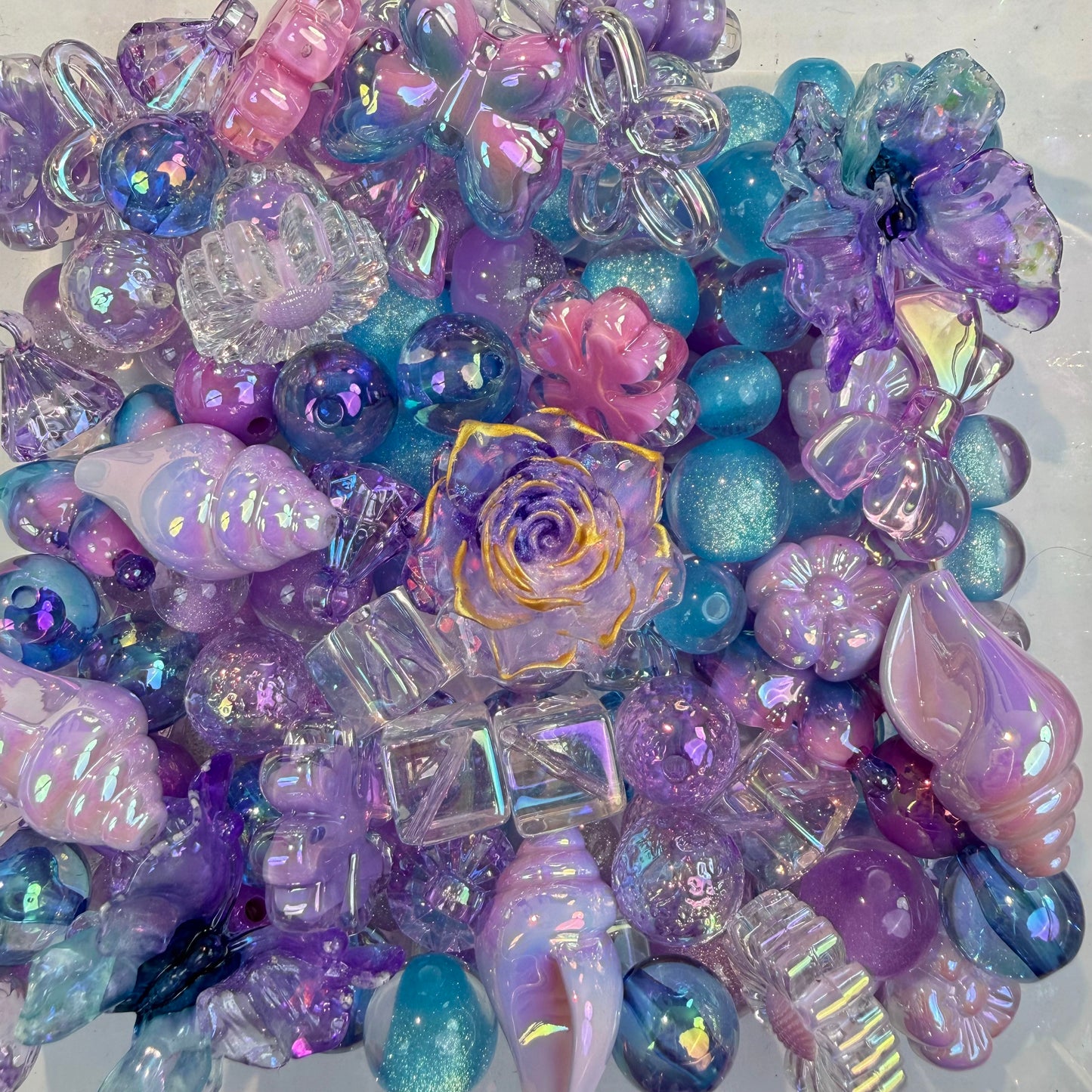 Live-stream mixed acrylic bead sale