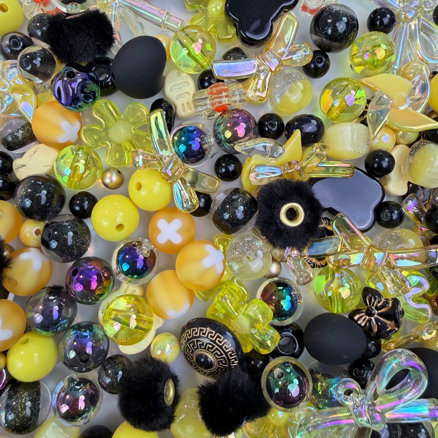 Live-stream mixed acrylic beads sale