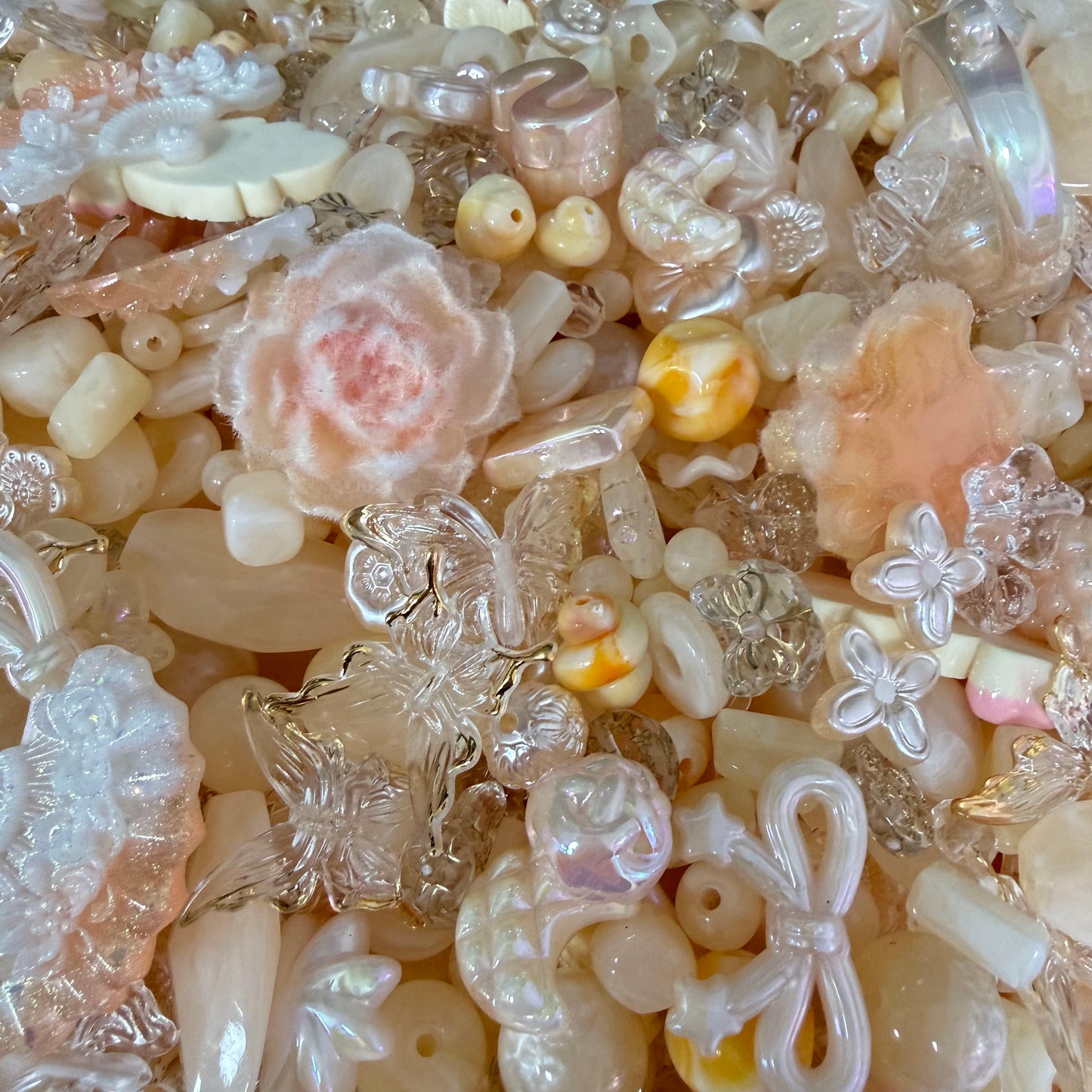 Live-stream mixed acrylic beads sale