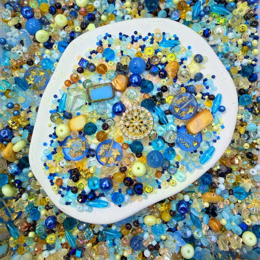 Sunset Sinking into the Sea Seed Beads