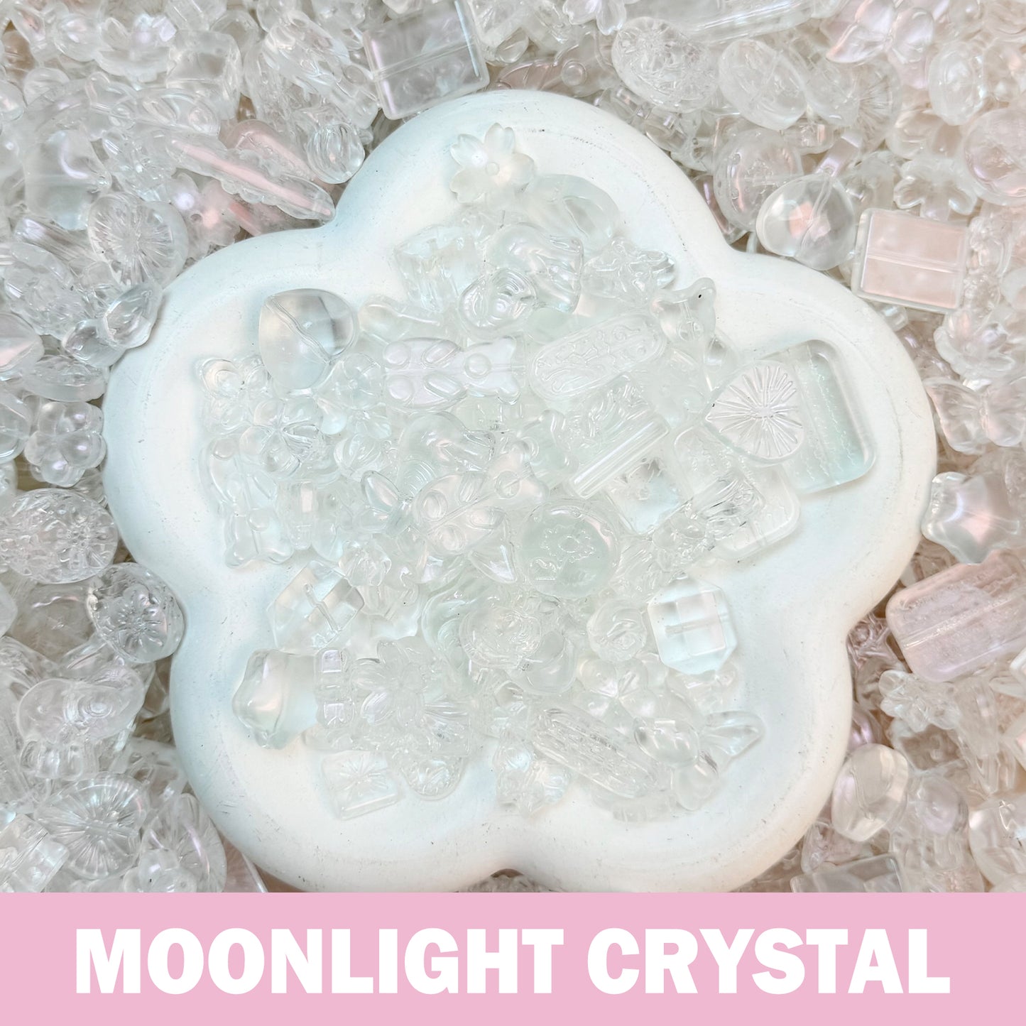 Moonlight Crystal polarized light GlassBeads