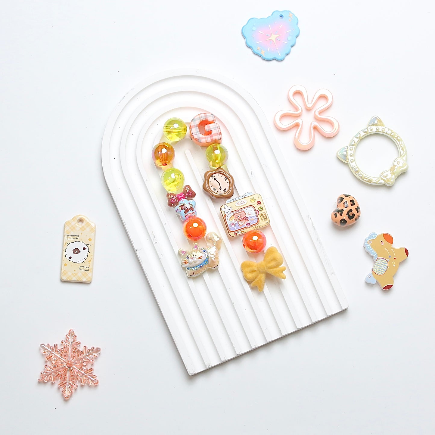 Live-stream mixed acrylic bead sale