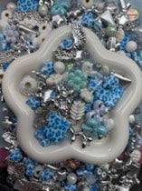 Blue Leopard Beads